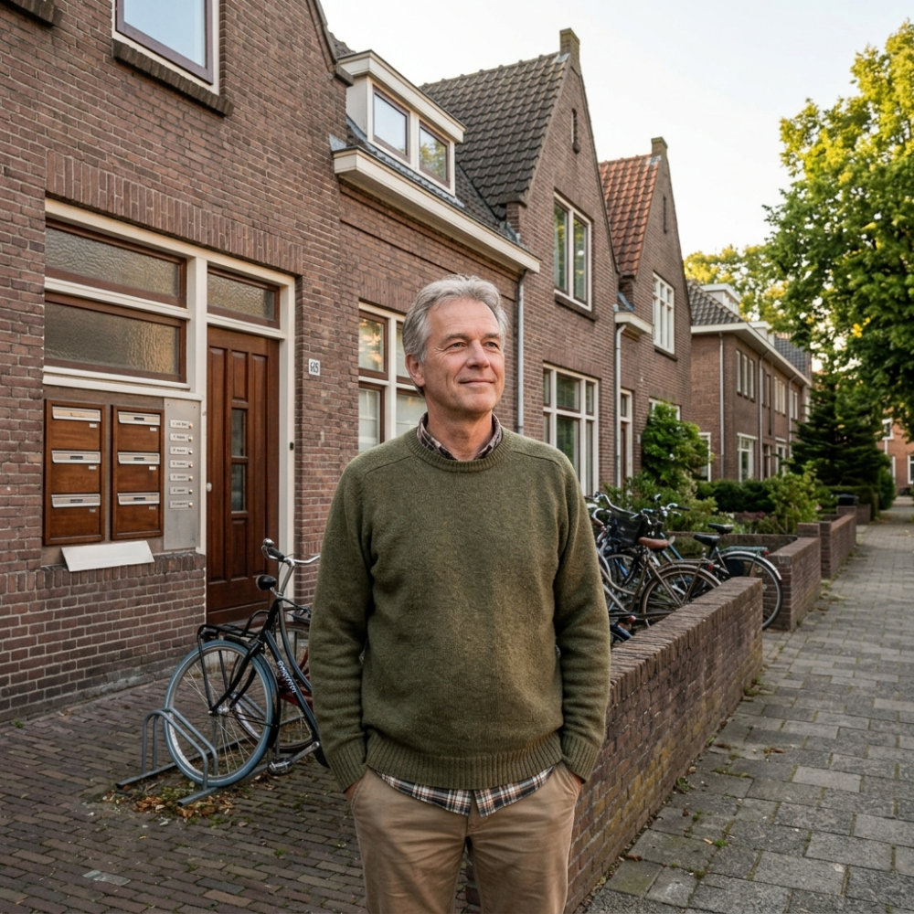 Vastgoedadviseur Briqflow met dossier verhuurpand